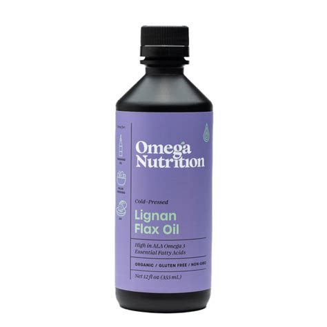 omega nutrition hi lignan flax oil